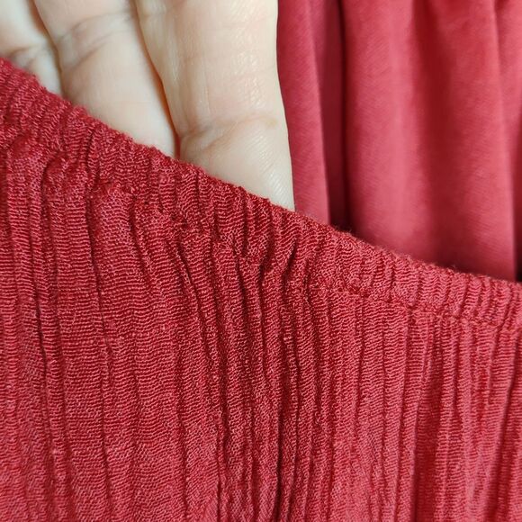 Indigo Rose 1X Mid-Length Plus Size Curvy Comfortable Long Sleeved Dress - Picture 15 of 16